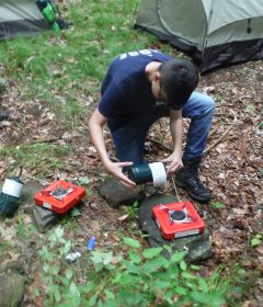 setting up stoves