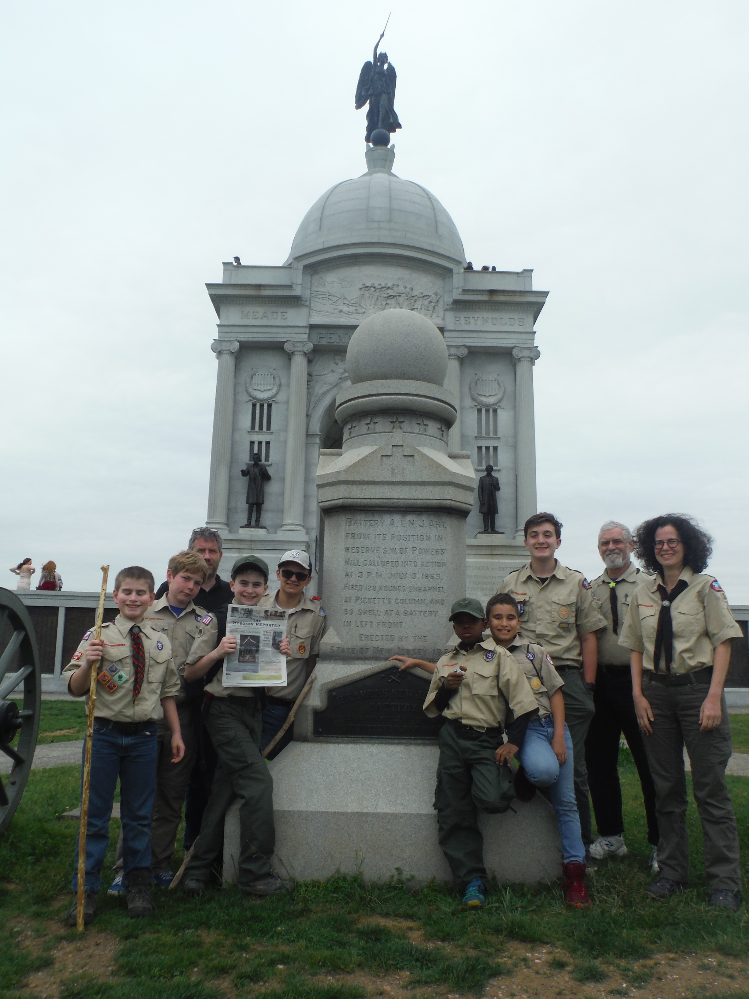 Hoboken memorial at Gettysburg