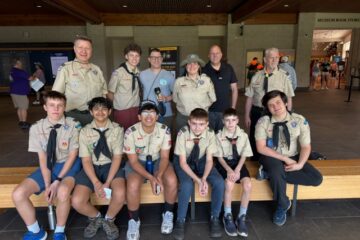 Group photo of scouts.