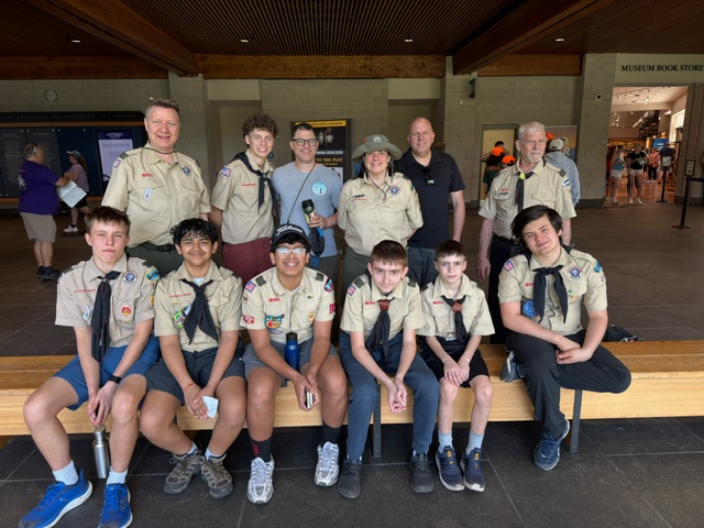 Group photo of scouts.